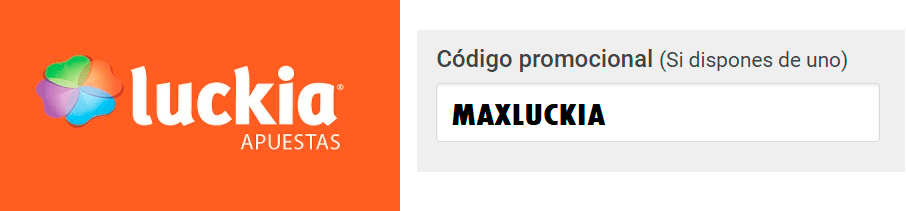 Ingresa aquí tu código promocional Luckia